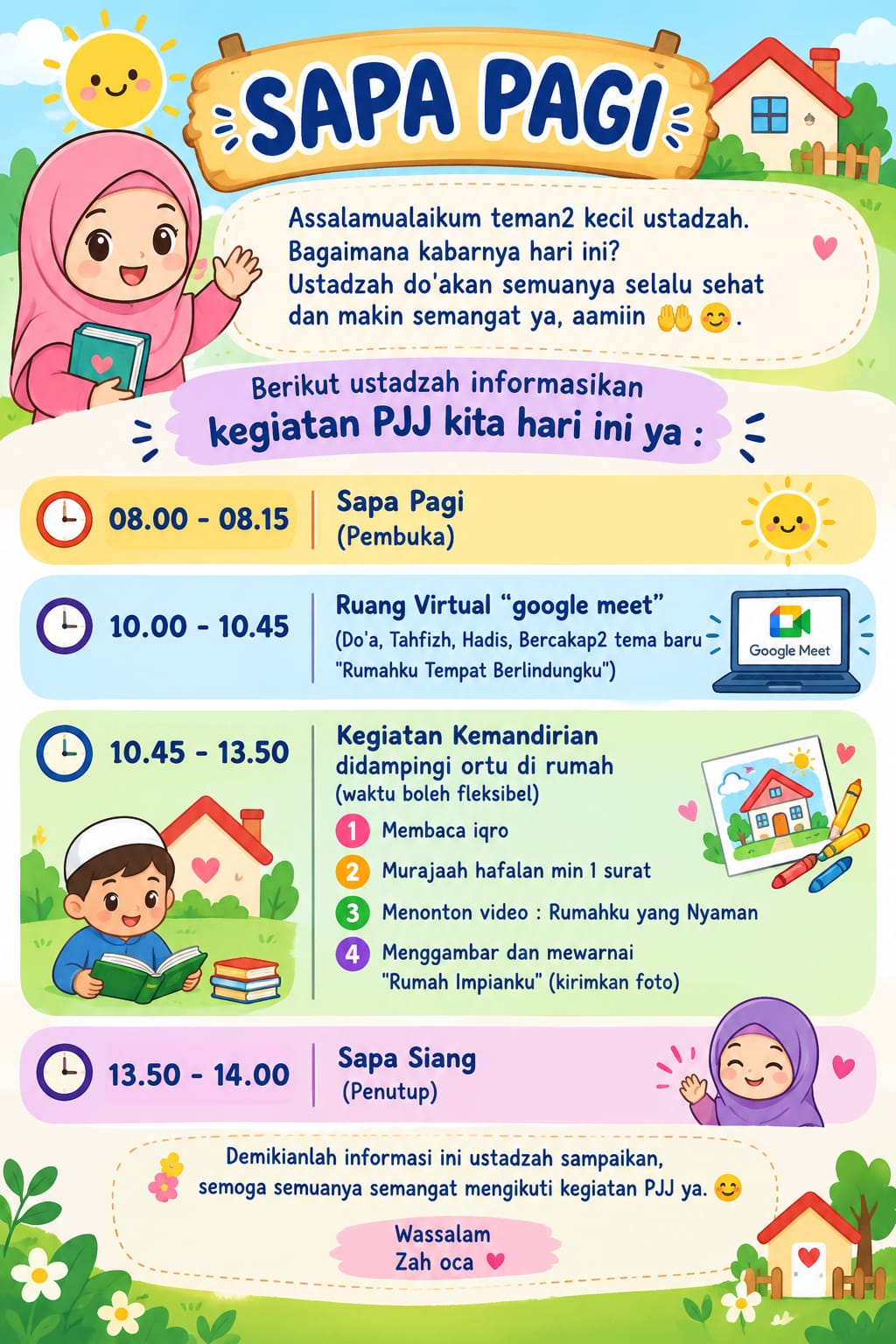 Kegiatan PJJ Kelas At Tin 2